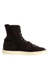 Dolce & Gabbana Brown Suede Lace Up Ankle Short Boots Shoes In Brown