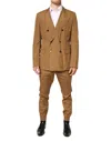 Dolce & Gabbana Brown Taormina Double-breasted 2 Piece Suit In Brown
