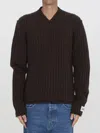 Dolce & Gabbana Man Sweater Dark Brown Size 40 Virgin Wool In Brown