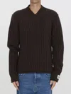 Dolce & Gabbana Man Sweater Dark Brown Size 40 Virgin Wool In Brown
