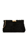 Dolce & Gabbana Brushed Clutch Bag In Schwarz