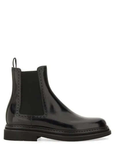 DOLCE & GABBANA DOLCE & GABBANA BRUSHED LEATHER BOOT