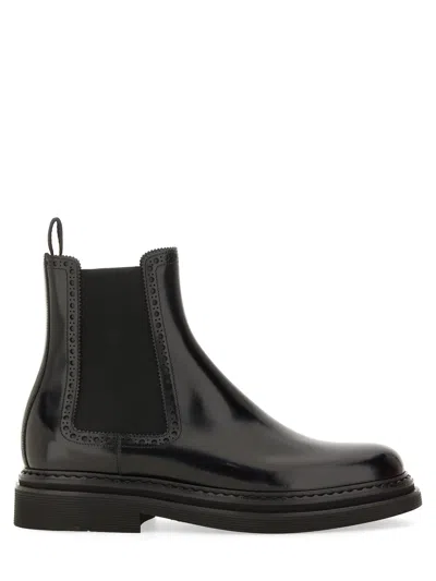 DOLCE & GABBANA BRUSHED LEATHER BOOT