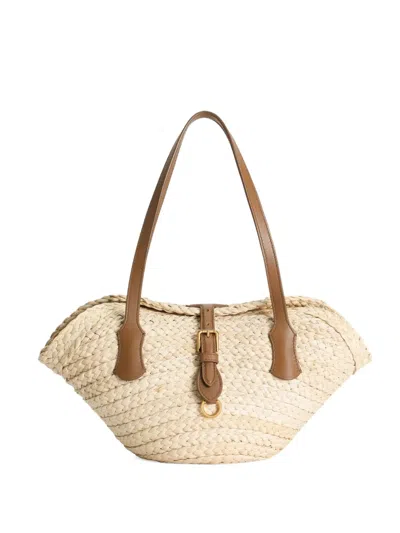 Dolce & Gabbana Bucket Bag In Brown