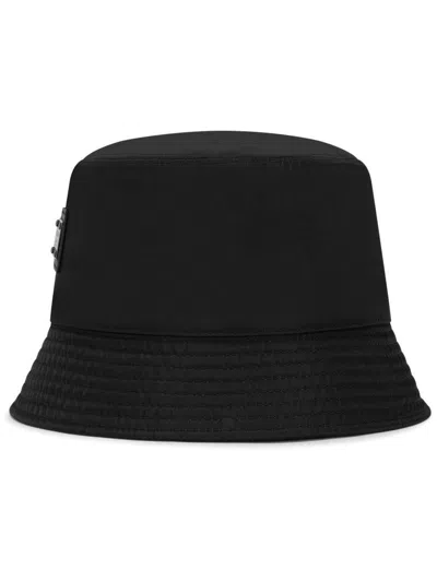 Dolce & Gabbana Bucket Hat In Black
