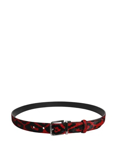 Dolce & Gabbana Buckle Belt In Multi