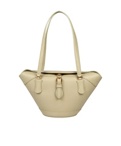 Dolce & Gabbana Dolce  Gabbana Buckle Detailed Shoulder Bag In Green