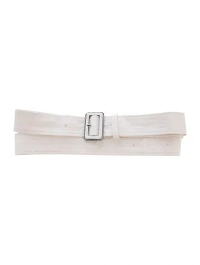 Pre-owned Dolce & Gabbana Buckle In Neutral