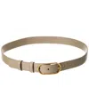 Dolce & Gabbana Buckle Strap Leather Belt In Brown