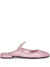 Dolce & Gabbana Buckled Ankle Strap Mules In Pink