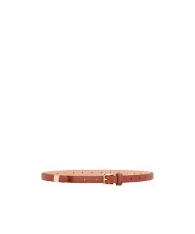 Dolce & Gabbana Buckled Leather Belt In Brown