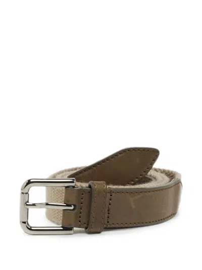 Pre-owned Dolce & Gabbana Buckle-fastening Belt In Brown