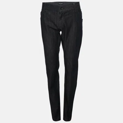 Pre-owned Dolce & Gabbana Bue Denim Jeans Xxl In Blue