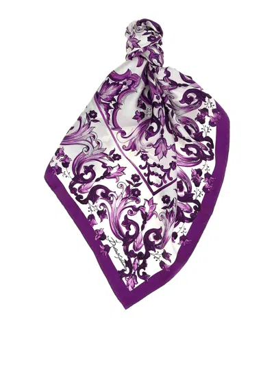 Dolce & Gabbana Maiolica Print Scarf