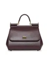 Dolce & Gabbana Medium Sicily Top Handle Bag In Dauphine Leather