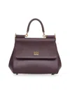 Dolce & Gabbana Medium Sicily Top Handle Bag In Dauphine Leather