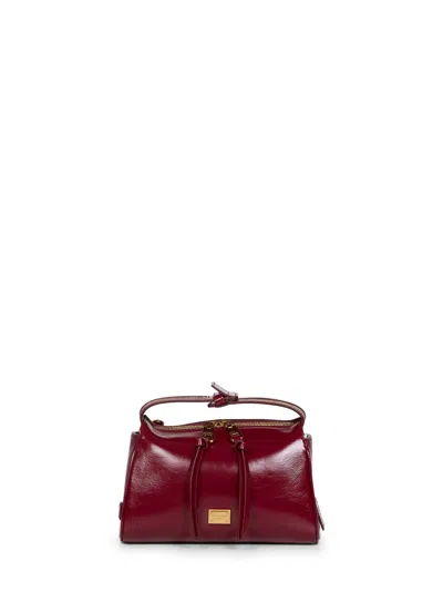 Dolce & Gabbana Burgundy Vittoria Handbag