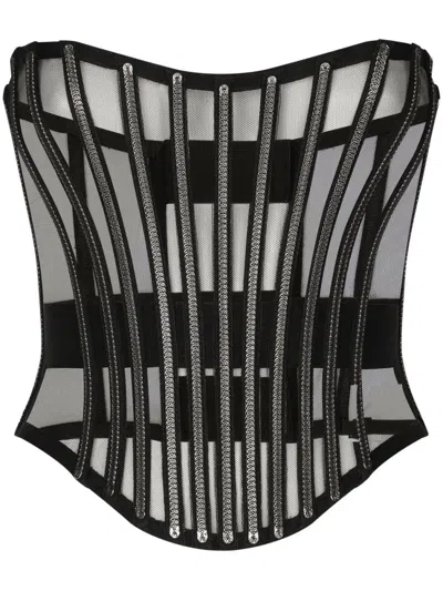 Dolce & Gabbana Bustier In Black
