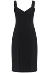 Dolce & Gabbana A Dress With A Girdle And Breast. In Black