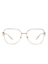 Dolce & Gabbana Butterfly-frame Glasses In Gold