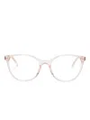 Dolce & Gabbana Butterfly-frame Glasses In Pink