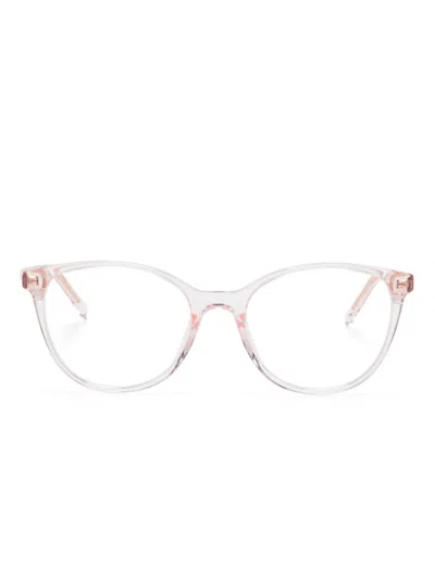 Dolce & Gabbana Butterfly-frame Glasses In Pink
