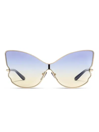 Dolce & Gabbana Kids' Butterfly-frame Sunglasses In Gold