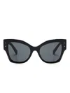 Dolce & Gabbana Sonnenbrille Mit Butterfly-gestell In Schwarz