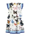 Dolce & Gabbana Butterfly-print Dress In White