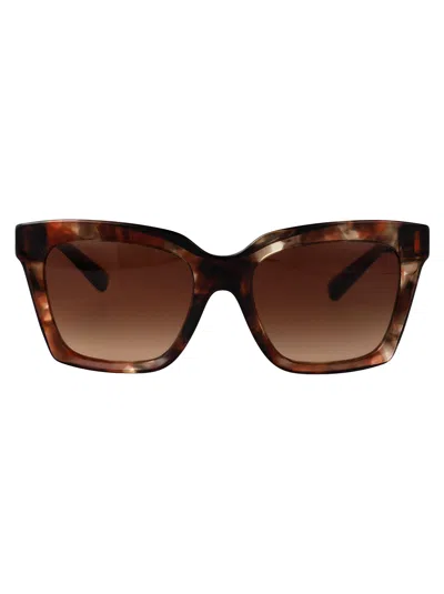 Dolce & Gabbana Butterfly Sunglasses 0 Dg4498 322274 In Brown