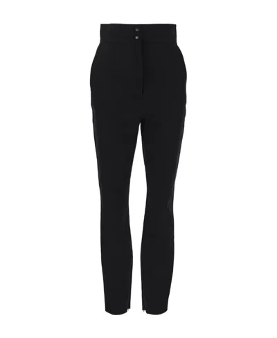 Dolce & Gabbana Button Casual Pants In Black