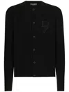 Dolce & Gabbana Button-down Cardigan In Black