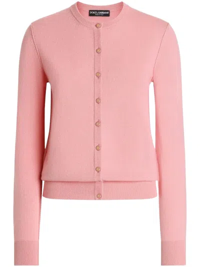 DOLCE & GABBANA BUTTON-DOWN CARDIGAN