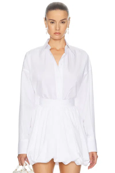 Dolce & Gabbana Button Down Shirt In Optical White