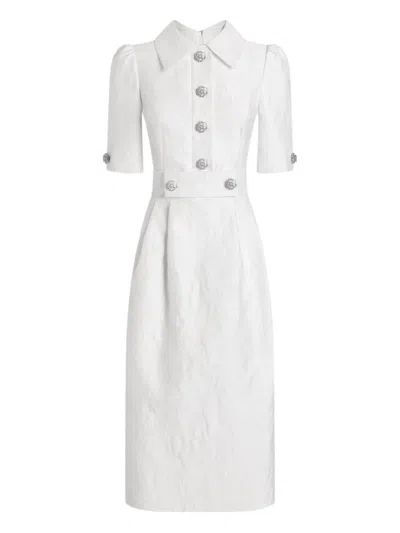 Dolce & Gabbana Button-embellished Midi Dress