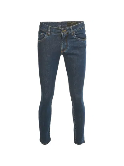 Pre-owned Dolce & Gabbana Button-fastening Jeans In Blue