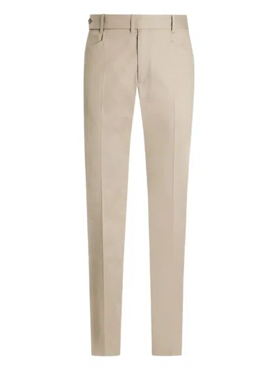 Dolce & Gabbana Button-fastening Pocket Trousers In Neutral