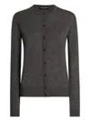 Dolce & Gabbana Button-front Cardigan In Black