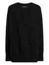 Dolce & Gabbana Button-front Cardigan In Black