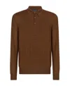 Dolce & Gabbana Extra-fine Cashmere Polo-shirt In Brown