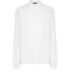 Dolce & Gabbana Silk Shirt In White