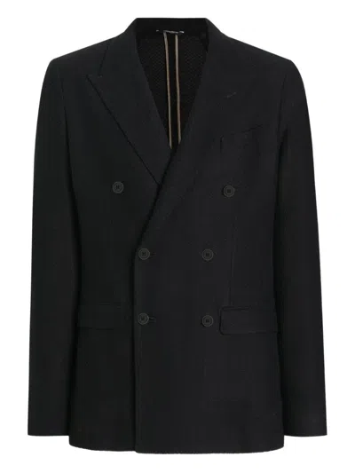 Dolce & Gabbana Button Suit Jacket For Men - Ss26 Collection In Black