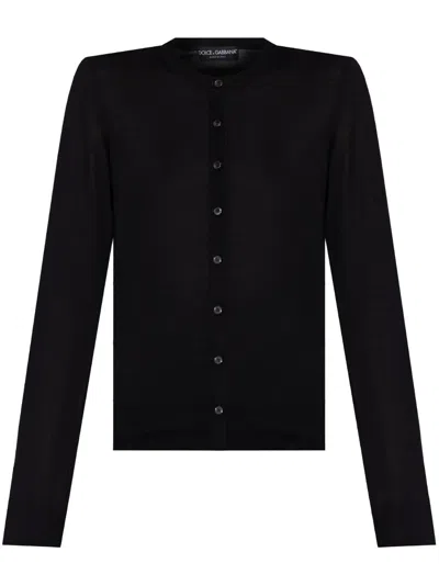 DOLCE & GABBANA BUTTON-UP CARDIGAN