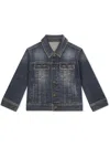 Dolce & Gabbana Button-up Denim Jacket In Blue