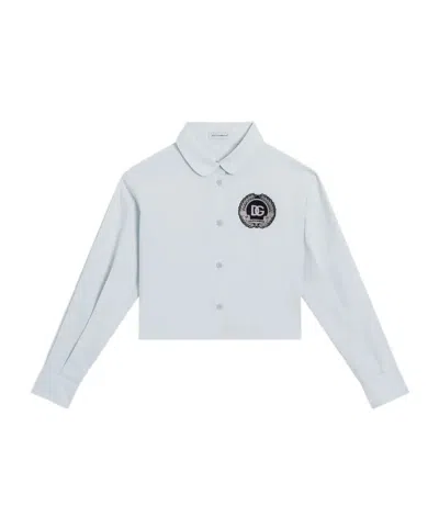 Dolce & Gabbana Button-up Shirt In Gray