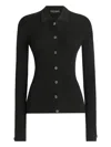 Dolce & Gabbana Buttoned Cardigan In Black