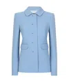 Dolce & Gabbana Buttoned Flap Pocket Blazer In Blue
