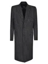 DOLCE & GABBANA BUTTONED LONG BLAZER COAT