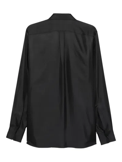 Dolce & Gabbana Buttoned Long-sleeve Shirt In Black