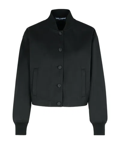 DOLCE & GABBANA DOLCE  GABBANA BUTTONED BOMBER JACKET